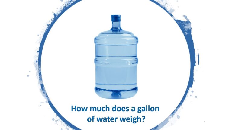 How much does a gallon of water weigh?